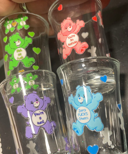 Swear Bear Shot Glasses